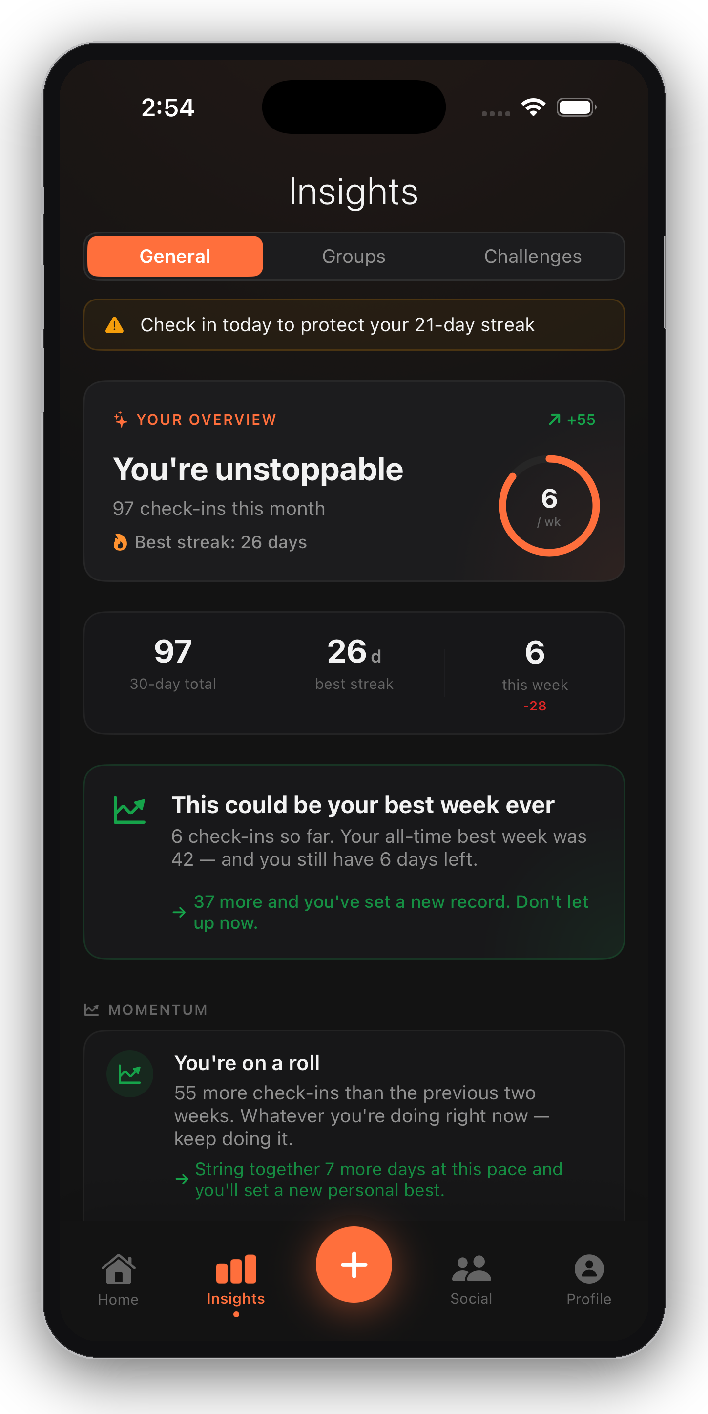 SquadCheck insights